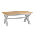 Tattershall Oak Cross Extandable Dining Table by Lavishway | Dining Tables-33047