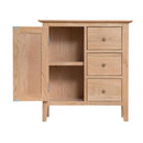 Nordic Oak Large Hallway Cupboard by Lavishway | Cupboards & Cabinets-32250