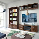 Imperial Dark Mahogany Melamine TV Unit by Lavishway | TV Units Cabinets-30013