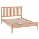 Nordic Classic Style Oak Bed Frame by Lavishway | Wooden Beds-32349