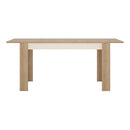 Lyon Oak And White Extendable Dining Table by Lavishway | Dining Tables-29554