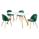 Venice Marble Effect White Dining Table by Lavishway | Dining Tables-35367