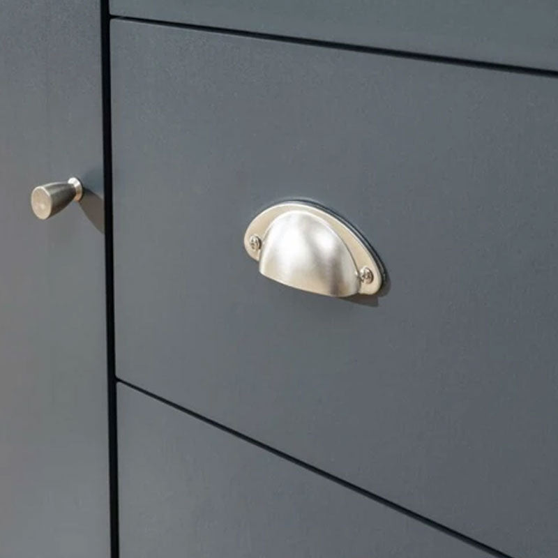 Slate Blue 3 Drawers 1 Door Slim Sideboard by Lavishway | Sideboards-39272