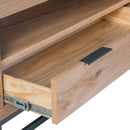 Swellegant Oak Finish Small TV Unit by Lavishway | TV Units Cabinets-32384