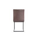 Modern Stella Brown Stitch Dining Chair by Lavishway | Dining Chairs-32877