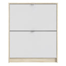 Shoes 2 Tilting Doors & 2 Layer Shoe Cabinet by Lavishway | Shoe Cabinets-29018