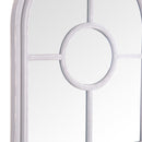 Arched Narrow White Window Mirror by Lavishway | Wall Mirrors-36096