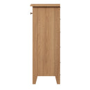 Guildford Solid Oak Wine Cabinet by Lavishway | Wine Racks-31904