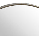 Large Bronze Narrow Edged Round Wall Mirror by Lavishway | Wall Mirrors-40138