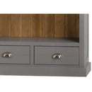 Byland 2 Drawer Bookcase In Grey by Lavishway | Bookcases & Shelves-40079