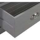 Byland 1 Drawer Wooden Grey Corner TV Unit by Lavishway | TV Units Cabinets-40046