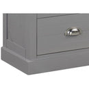Byland 1 Drawer Wooden Grey Corner TV Unit by Lavishway | TV Units Cabinets-40047