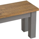 Byland Solid Wood Dining Bench In Grey by Lavishway | Dining Benches-40081