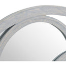 Flower of Life Grey Painted Mirror by Lavishway | Wall Mirrors-40159