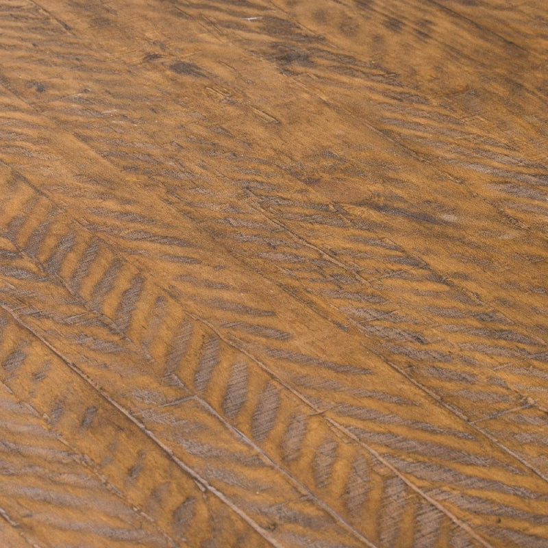 Havana Gold & Brown Wooden Round Dining Table by Lavishway | Dining Tables-40067