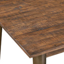 Havana Gold Wooden Rectangular Dining Table by Lavishway | Dining Tables-40065