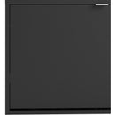 1 Door Shoe Cabinet in Matt Black by Lavishway | Shoe Cabinets-42227