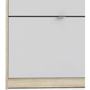 4 Tilting Doors Tall Shoe Storage Cabinet by Lavishway | Shoe Cabinets-42252