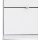 4 Tilting Doors Tall Shoe Storage Cabinet by Lavishway | Shoe Cabinets-42257