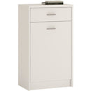 4 You Pearl White 1 Door Cupboard by Lavishway | Cupboards & Cabinets-45122