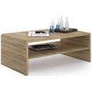 4 You Sonama Oak Finish Wooden Coffee Table by Lavishway | Coffee Tables-45086