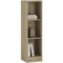 4 You Oak Medium Narrow Bookcase by Lavishway | Book Shelves and Cabinets-45133
