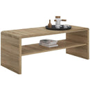 4 You Oak Finish Wooden TV Unit With Storage by Lavishway | TV Units Cabinets-45090