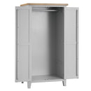 Tattershall Oak Top Full Hanging Wardrobe by Lavishway | Wardrobe-35999