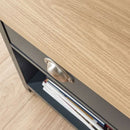 Two Tone 1 Drawer Bedside Cabinet by Lavishway | Bedside Tables-39354