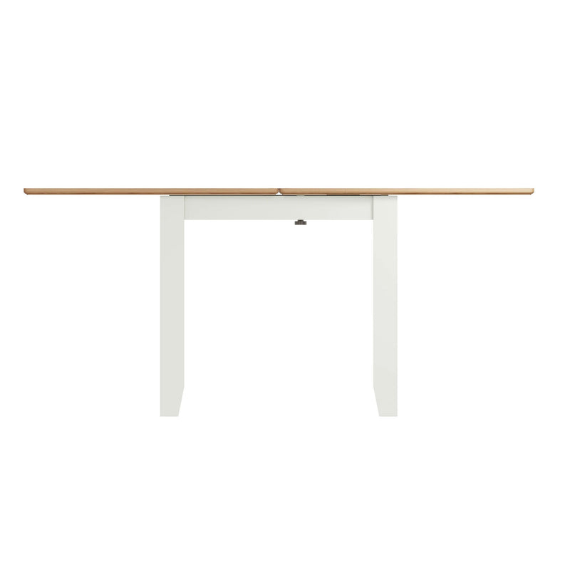 Grantham Flip Oak Top White Dining Table by Lavishway | Dining Tables-37089