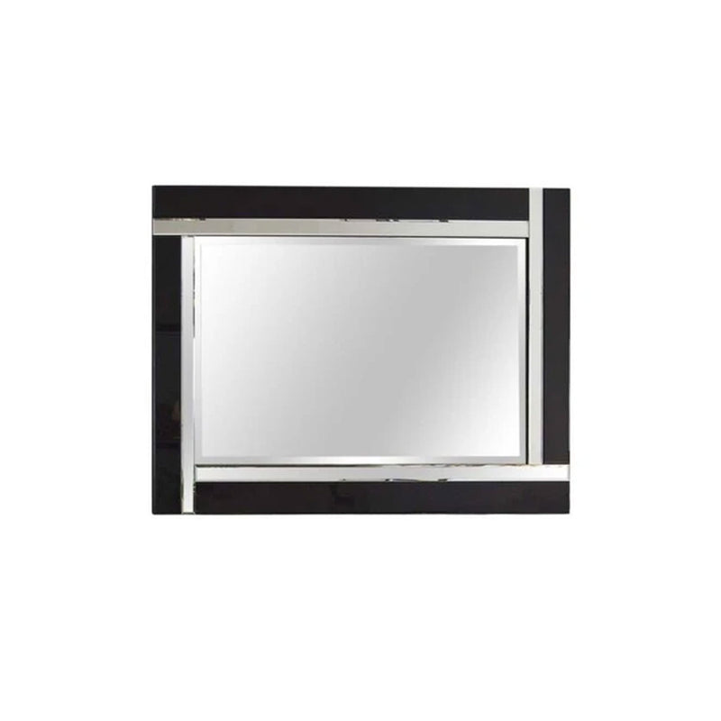 Modern Silver Beveled Decorative Mirror by Lavishway | Wall Mirrors-41651
