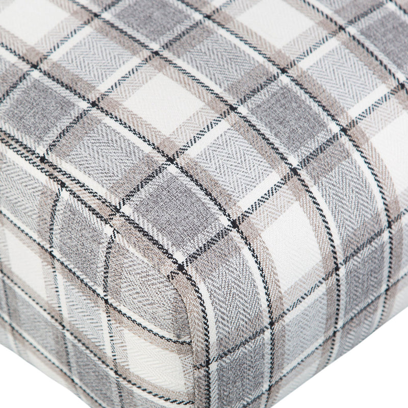 Cappuccino Check Dining Chair - Set of 2 by Lavishway | Dining Chairs-36211