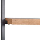 Swellegant Oak Finish Desk Bookcase by Lavishway | Book Shelves and Cabinets-32376