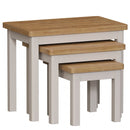 Rutland Dove Grey Nest of 3 Tables by Lavishway | Nest of Tables-31459