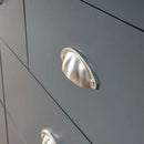 7 Drawers Wooden Chest in Slate Grey by Lavishway | Chest Of Drawers-38856