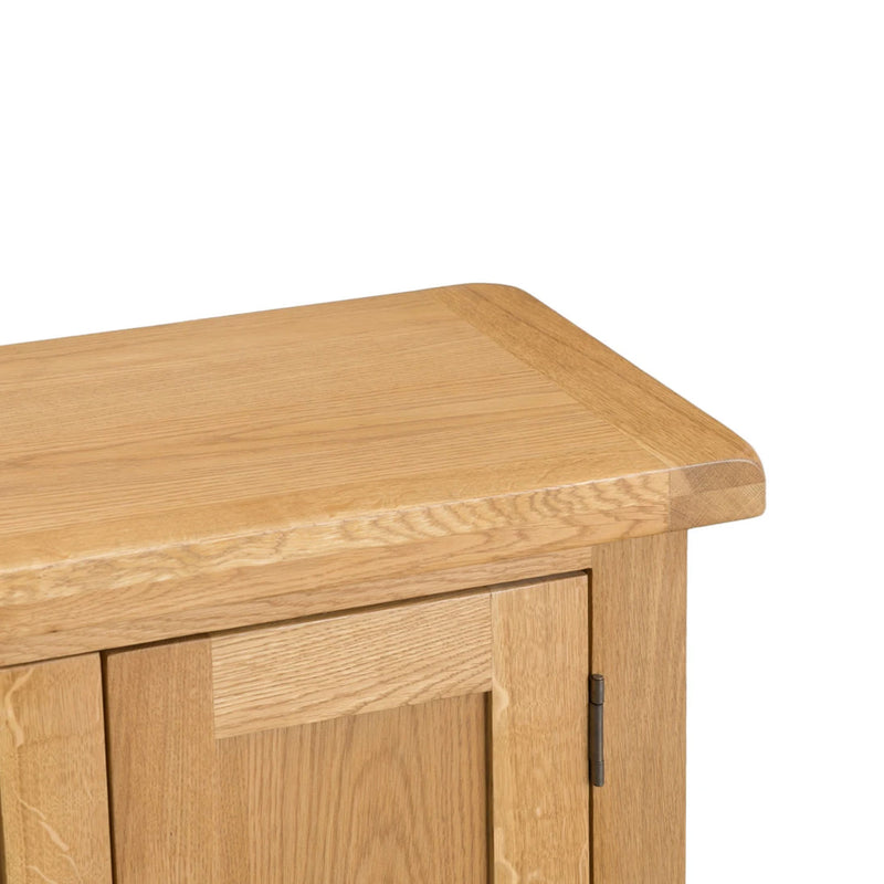 Chunky Oak Solid Wood 2 Doors Cupboard by Lavishway | Cupboards & Cabinets-32498