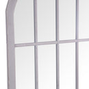 Arched Grey Large Window Mirror by Lavishway | Bedroom Mirrors-36112