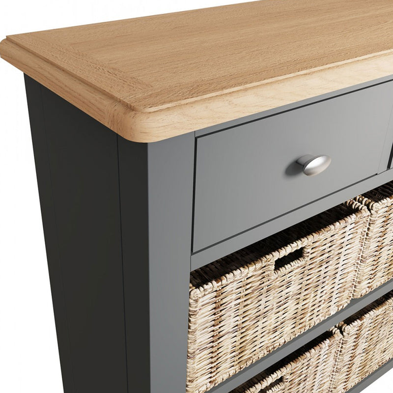 Grantham 3 Drawer 6 Basket Unit Cabinet by Lavishway | Hallway Cabinets-36829