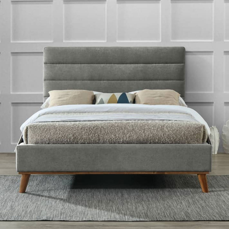 Mayfair Sprung Slatted Fabric Bed by Lavishway | Fabric Beds-26939