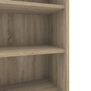 Prima Oak Finish 2 Shelves Bookcase by Lavishway | Book Shelves and Cabinets-29292