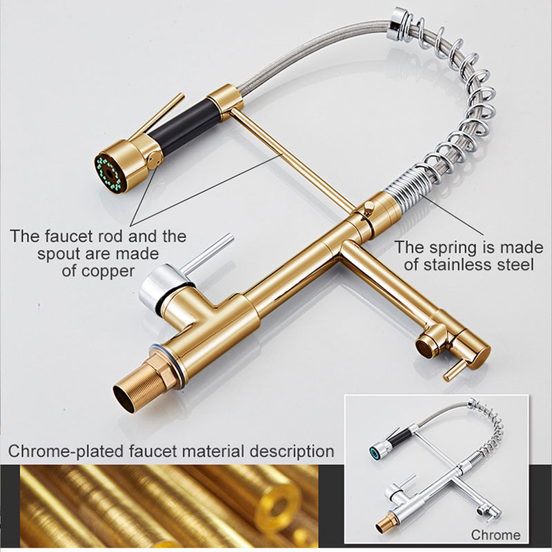 360 Degree Rotatable Pull Down Kitchen Tap by Lavishway | Kitchen Faucets-48793