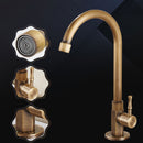 Antique Bronze 360° Rotatable Kitchen Tap by Lavishway | Kitchen Faucets-48472