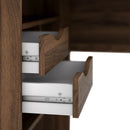 Function Plus Walnut 2 Drawers Corner Desk by Lavishway | Desk Pedestals-29657