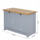 2 Door Oak Top Wooden Shoe Storage Cabinet by Lavishway | Shoe Cabinets-43571