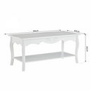 2 Tier Wooden Coffee Tea Table by Lavishway | Coffee Tables-43895