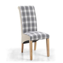 Herringbone Fabric Dining Chair Set of 2 by Lavishway | Dining Chairs-37750