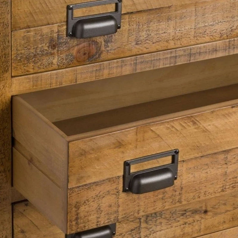 Draftsman Solid Pine 6 Drawers Chest by Lavishway | Chest Of Drawers-40124