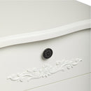 Antoinette White 5 Drawer Narrow Chest by Lavishway | Chest Of Drawers-30792