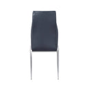 Milan Faux Leather Dining Chair Set of 2 by Lavishway | Dining Chairs-29434