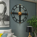 Metal Wrought Pendant Modern Wall Clock by Lavishway | Wall Clocks-38261